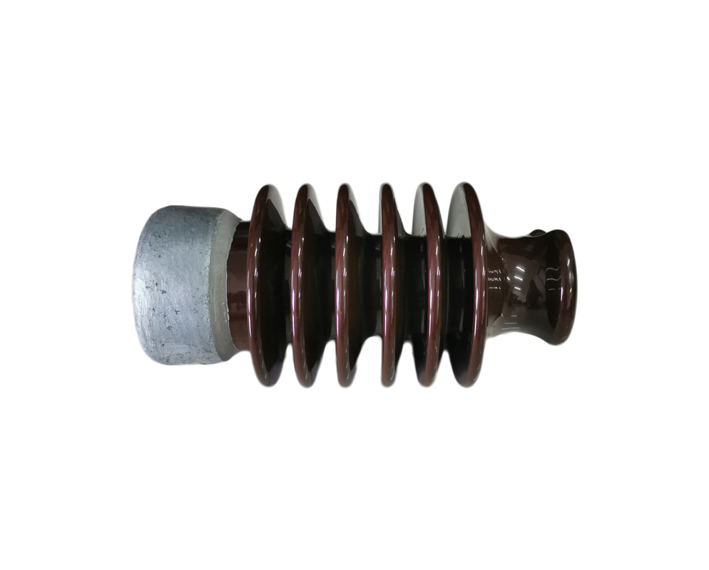 Ligne lumineuse isolateur de porcelaine d'OEM vitrée par Brown 22kV de courrier