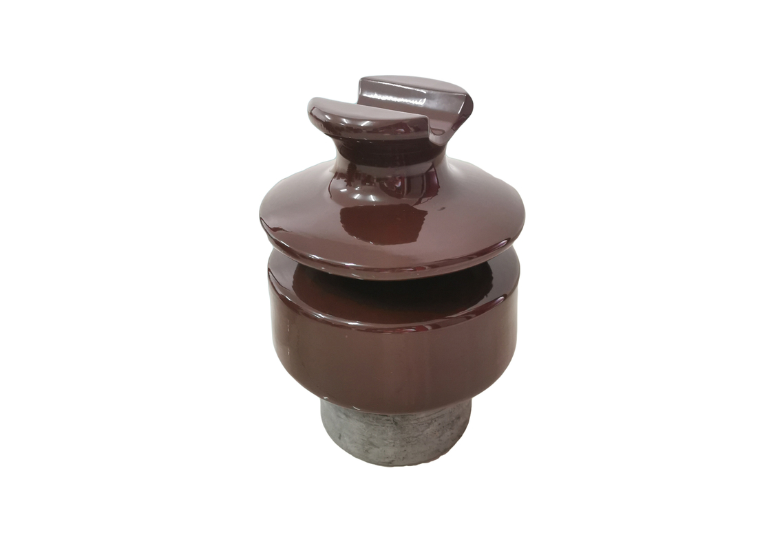 Matériels standard du CEI Brown Pin Type Porcelain Insulator With