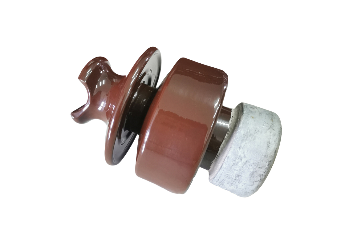 Matériels standard du CEI Brown Pin Type Porcelain Insulator With
