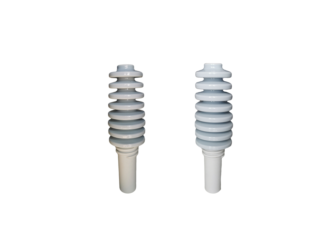 Isolateurs gris-clair de ligne électrique de porcelaine de la norme ANSI 25KV