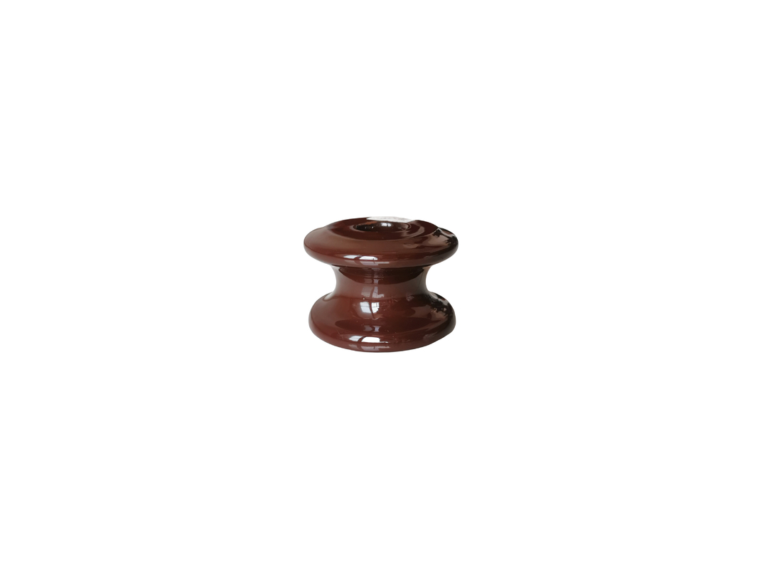 Isolateurs à haute résistance de bobine de porcelaine de 0.5kg 13kN