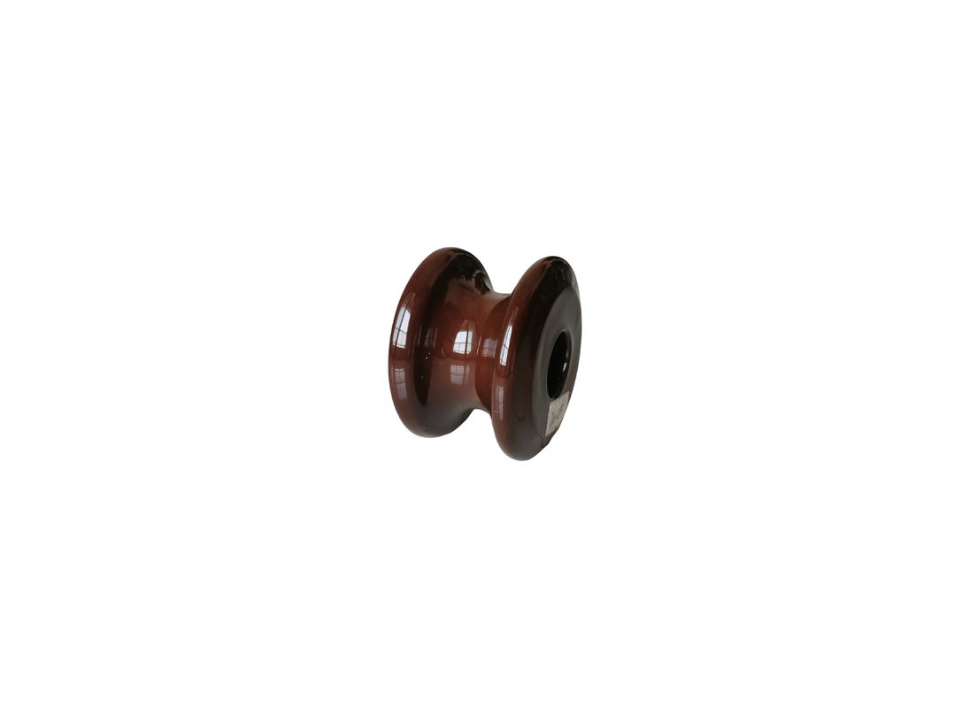 Isolateurs à haute résistance de bobine de porcelaine de 0.5kg 13kN