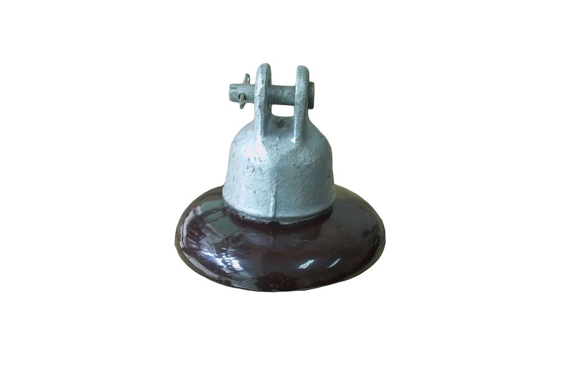 Isolateur de suspension de porcelaine de la norme ANSI 52-4 d'OEM de couleur de Brown