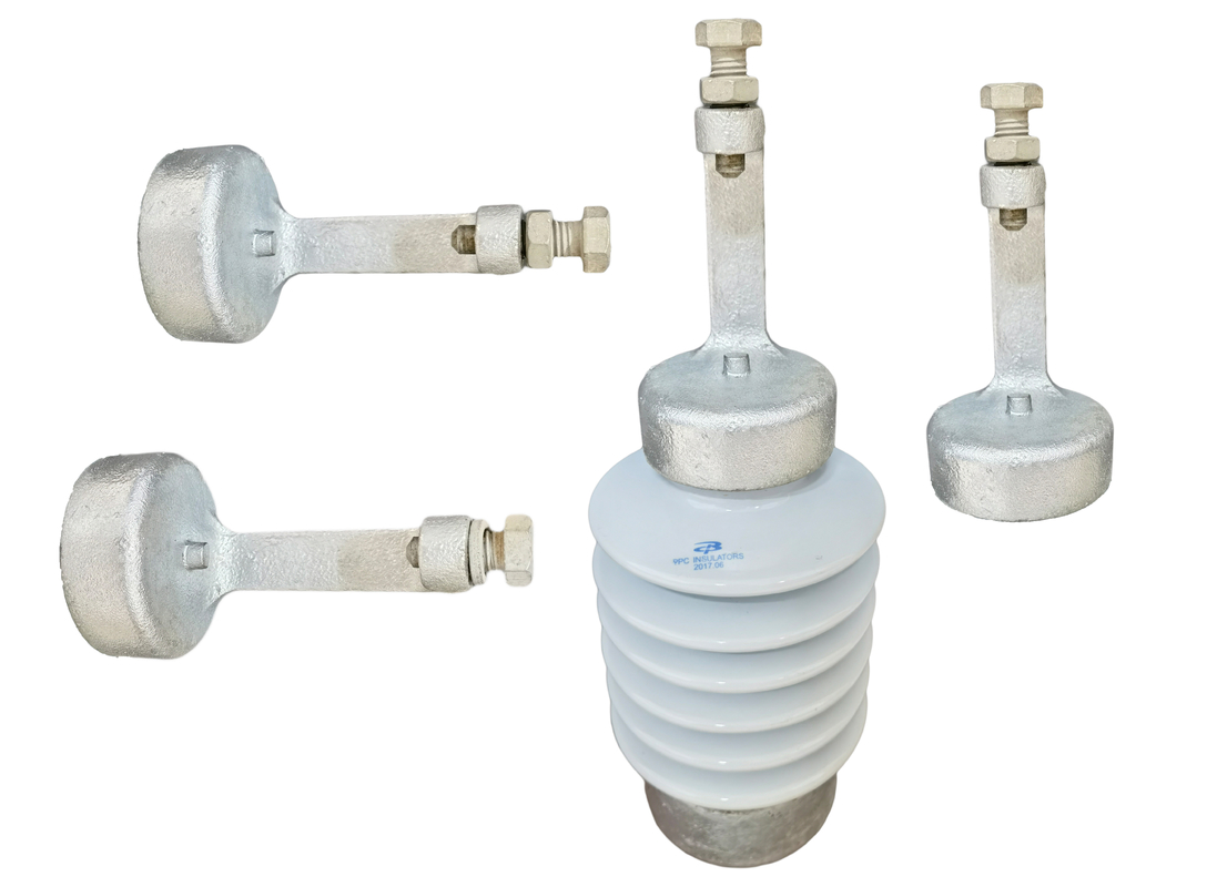 Ligne fente de porcelaine de hausse de basse température d'isolateur de courrier résistante