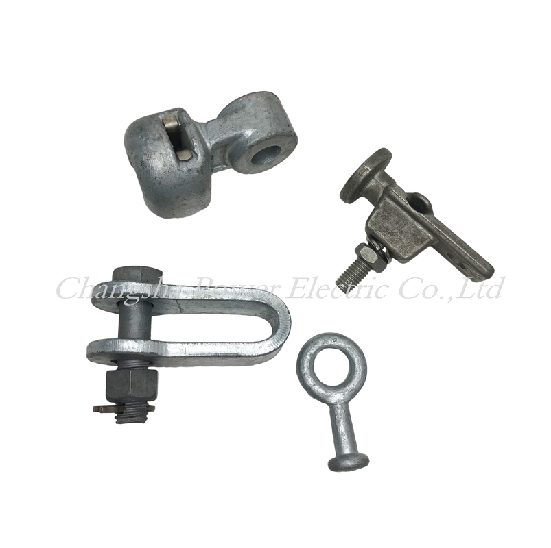 Garnitures standard en métal 40kn de norme ANSI pour l'isolateur de suspension de porcelaine