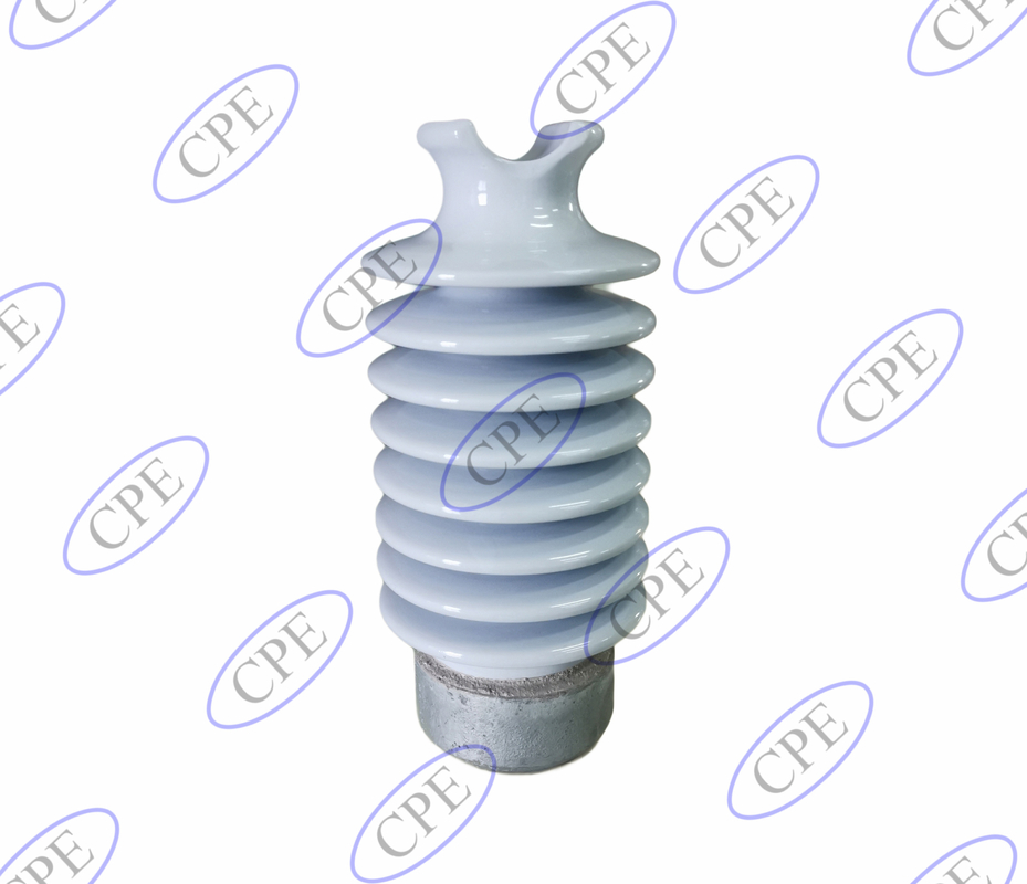 Isolateurs de Polonais de puissance de tension de la norme ANSI 57-5L LP de porcelaine
