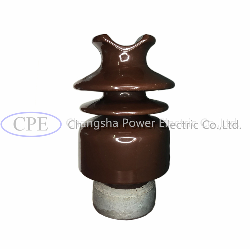 ODM Brown a glacé la porcelaine Pin Post Insulator With Hardware