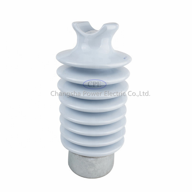 Isolateur 33kv composé à haute tension de ligne électrique de porcelaine de tension de puissance de courrier d'OEM