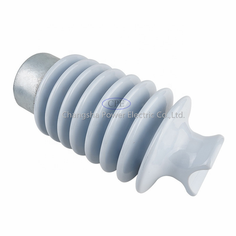 Isolateur 33kv composé à haute tension de ligne électrique de porcelaine de tension de puissance de courrier d'OEM