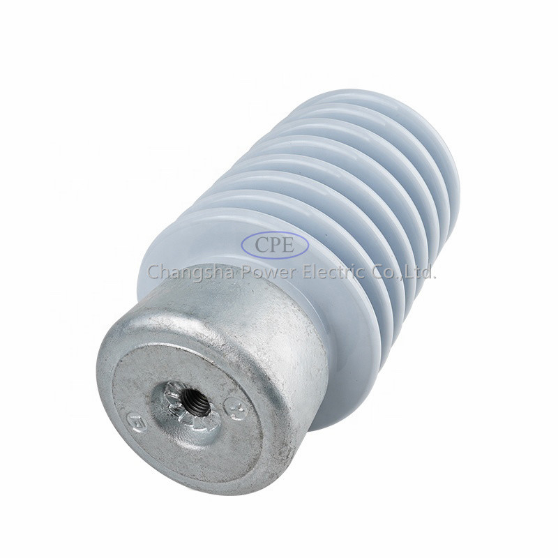 Isolateur 33kv composé à haute tension de ligne électrique de porcelaine de tension de puissance de courrier d'OEM