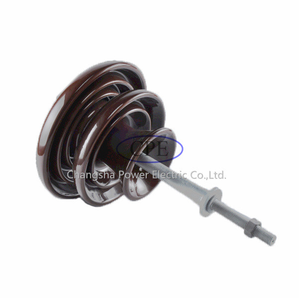 porcelaine Pin Insulators For Distribution Lines de 33kv P-33-Y Brown