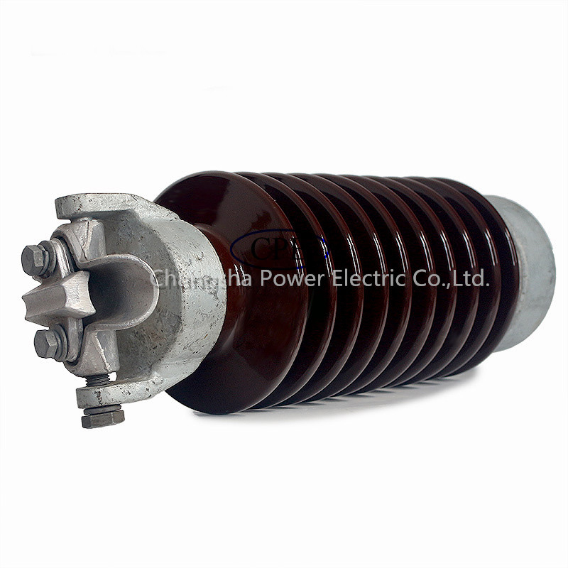 Ligne en céramique à haute tension OEM de porcelaine de la norme ANSI 57-14 d'isolateur de courrier