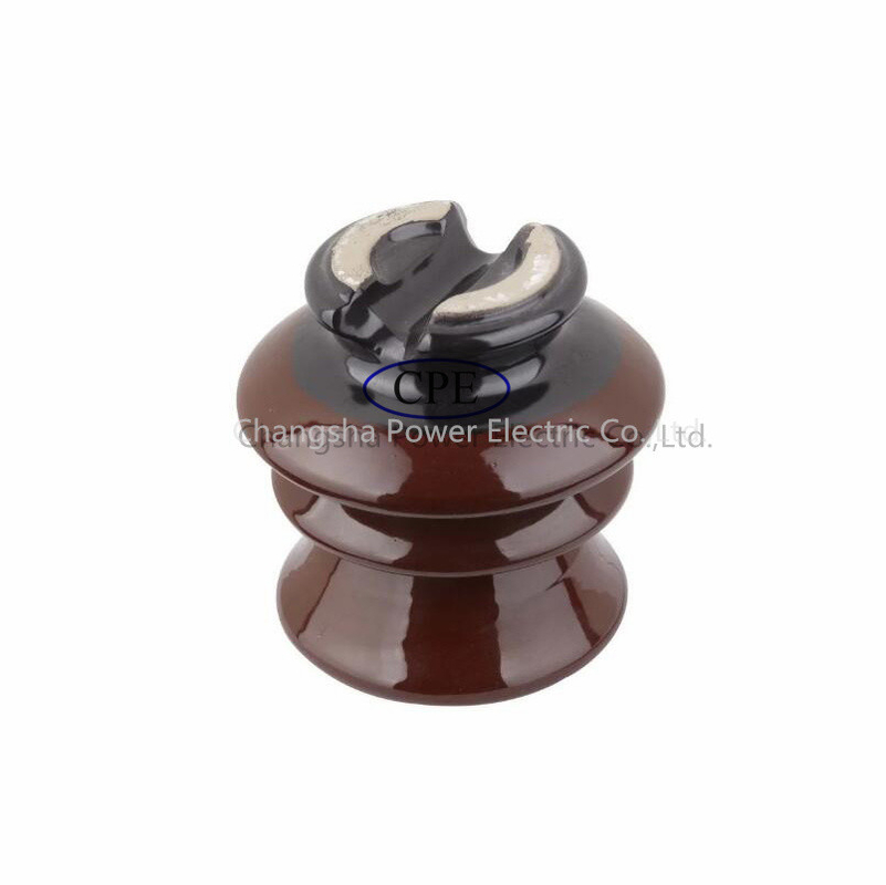de 11kv couleur disponible semi Pin Type Porcelain Insulator Oem Brown