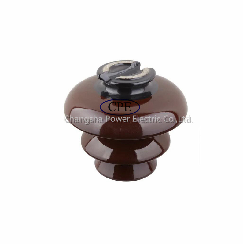 de 11kv couleur disponible semi Pin Type Porcelain Insulator Oem Brown