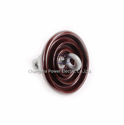 Brown colorent l'OEM d'isolateur de suspension de porcelaine de densité de la norme ANSI 52-4 disponible