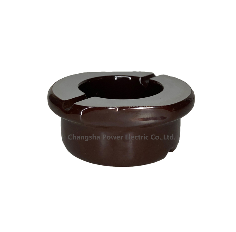 Norme blanche d'OEM DIN de bague de porcelaine de transformateur de Brown
