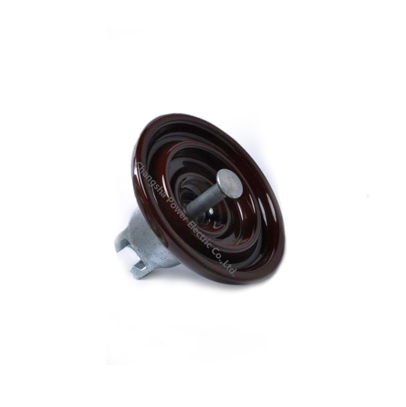 Isolateur en céramique de suspension de disque de porcelaine de la norme ANSI 52-4 pour la ligne de transmission
