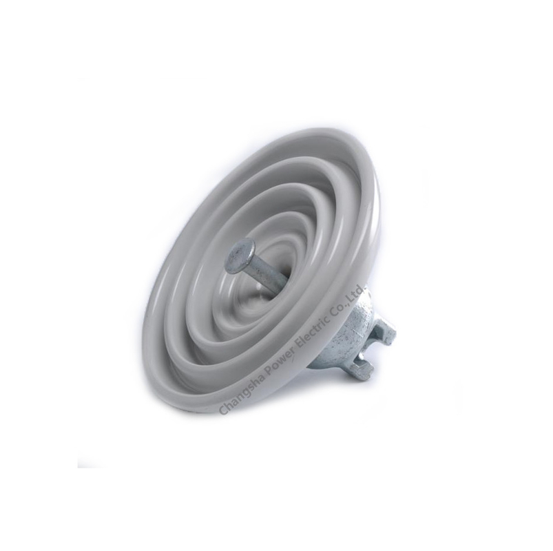 Isolateur en céramique de suspension de disque de porcelaine de la norme ANSI 52-4 pour la ligne de transmission