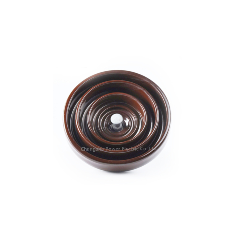 Isolateur en céramique de suspension de disque de porcelaine de la norme ANSI 52-4 pour la ligne de transmission