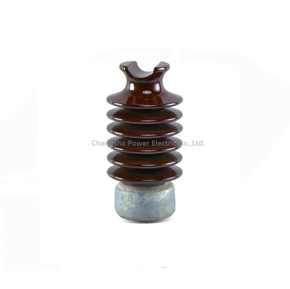 Norme de la norme ANSI 57-5 d'isolateur de courrier de station de Brown de porcelaine